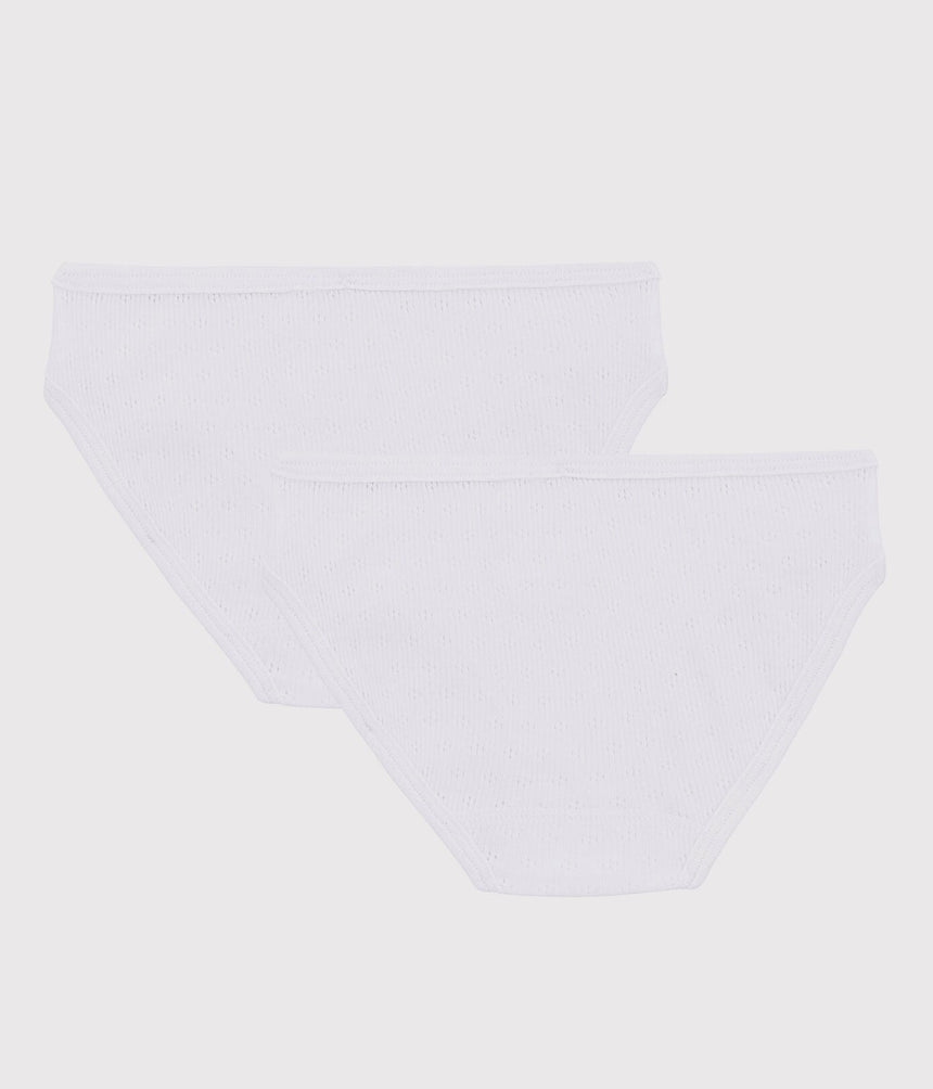 GIRLS' OPENWORK KNICKERS - 2-PIECE SET