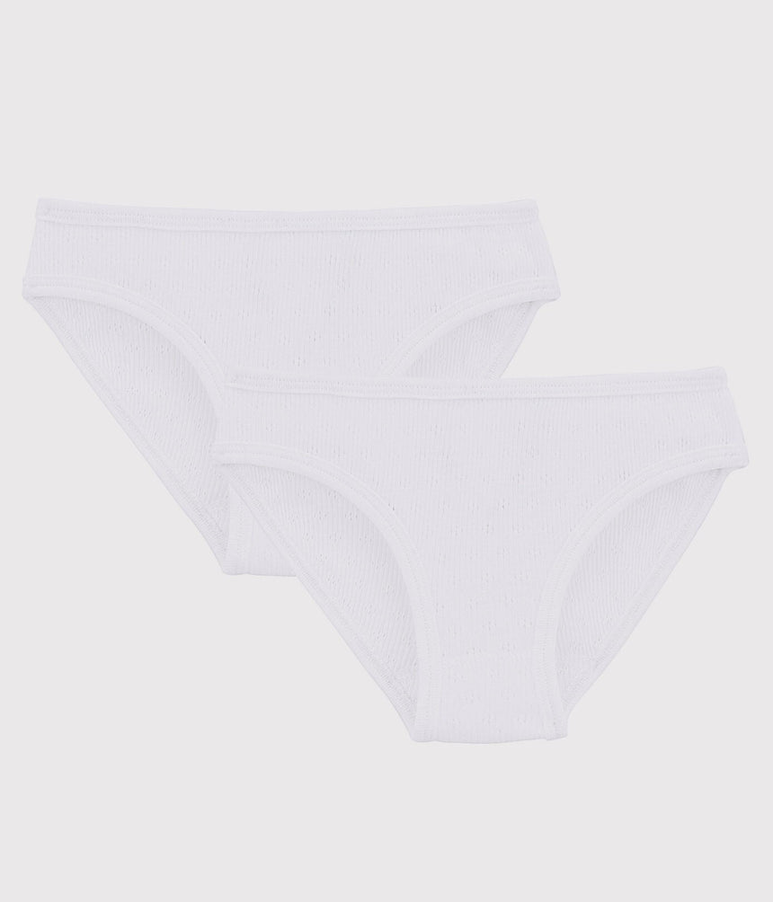 GIRLS' OPENWORK KNICKERS - 2-PIECE SET