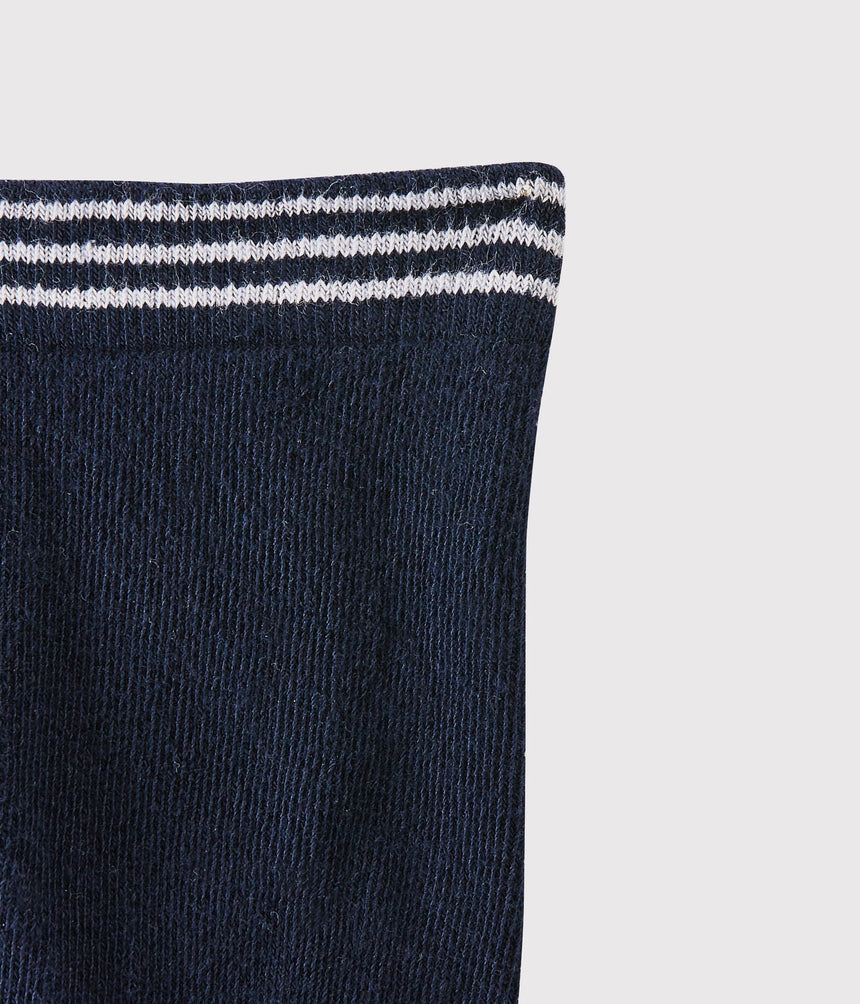 BABY GIRLS' PLAIN JERSEY TIGHTS