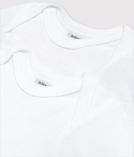 WHITE LONG-SLEEVED BODYSUIT - 2-PIECE SET