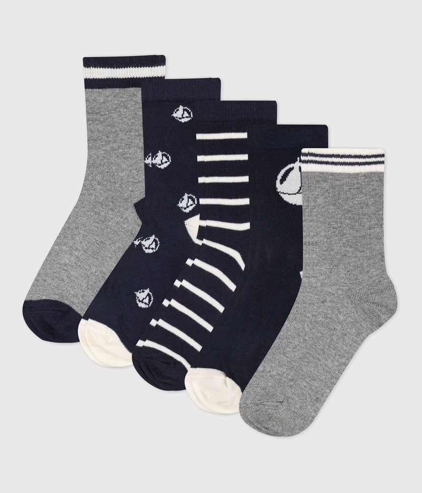 BOYS' SOCKS - 5-PACK