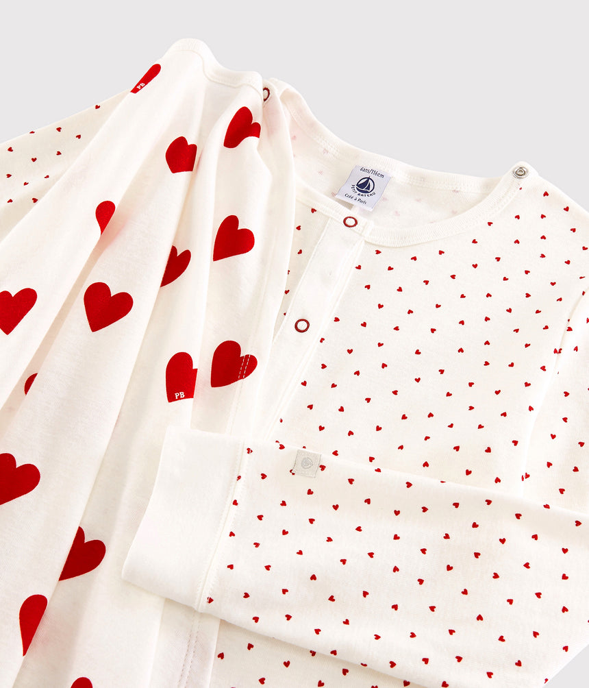 GIRLS' SUPERHERO FANCY DRESS ORGANIC COTTON SLEEPSUIT