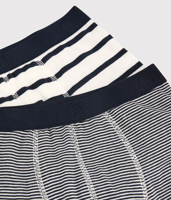 BOYS' STRIPY BOXER SHORTS - 2-PACK