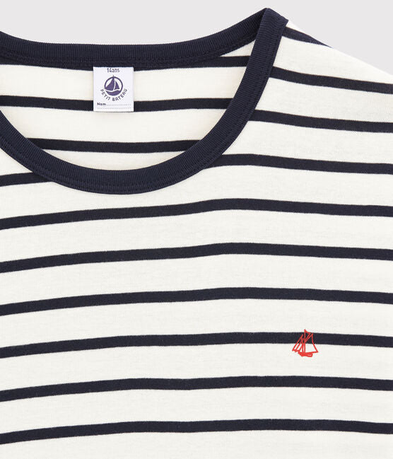 BOYS RIB KNIT PYJAMAS WITH SAILOR STIPES