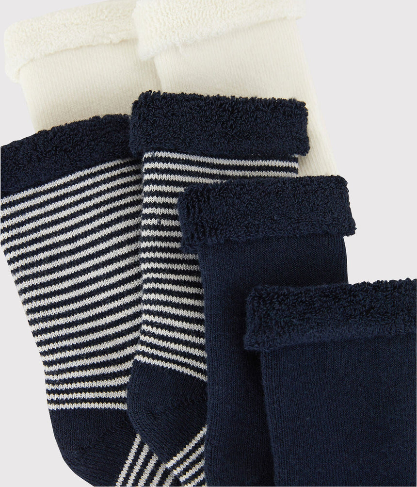 KNITTED BABIES' SOCKS - 3-PIECE SET