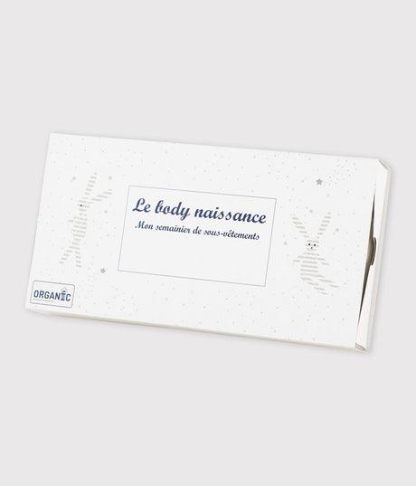 BABIES' SHORT-SLEEVED WRAPOVER ORGANIC COTTON BODYSUITS - 5-PACK