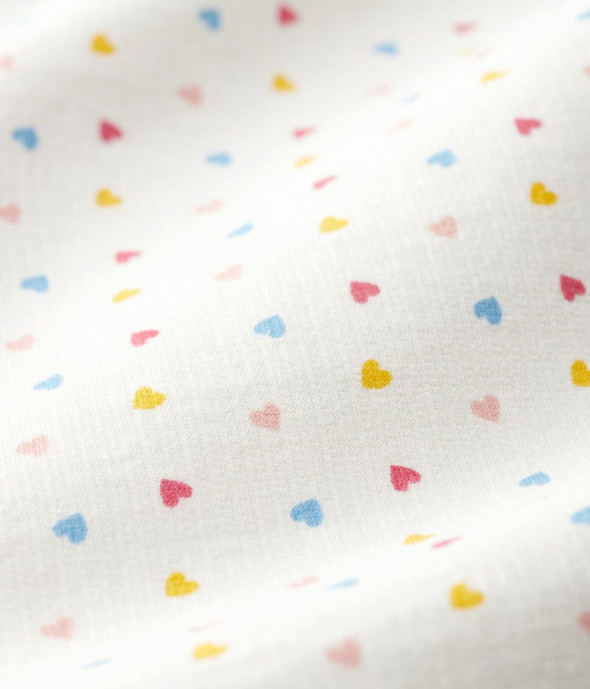 BABIES' MINI HEART PRINT PYJAMAS