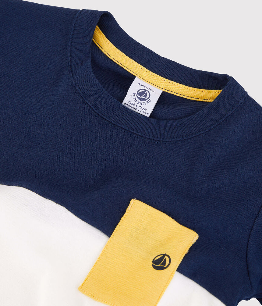 BOYS SHORT-SLEEVED COTTON T-SHIRT