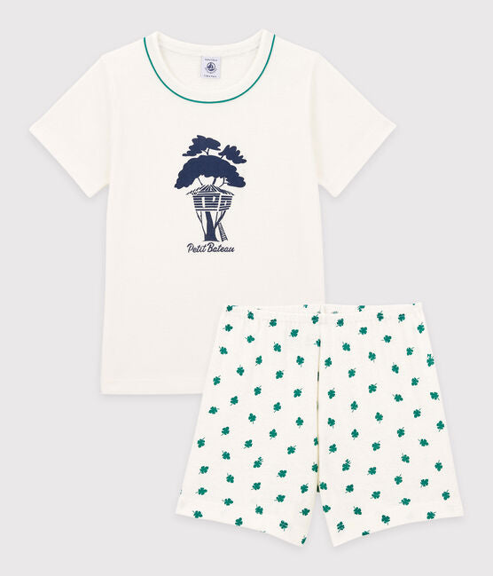 CHILDREN'S SHORT COTTON PYJAMAS