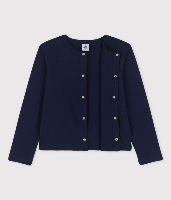 GIRLS' ORGANIG COTTON CARDIGAN