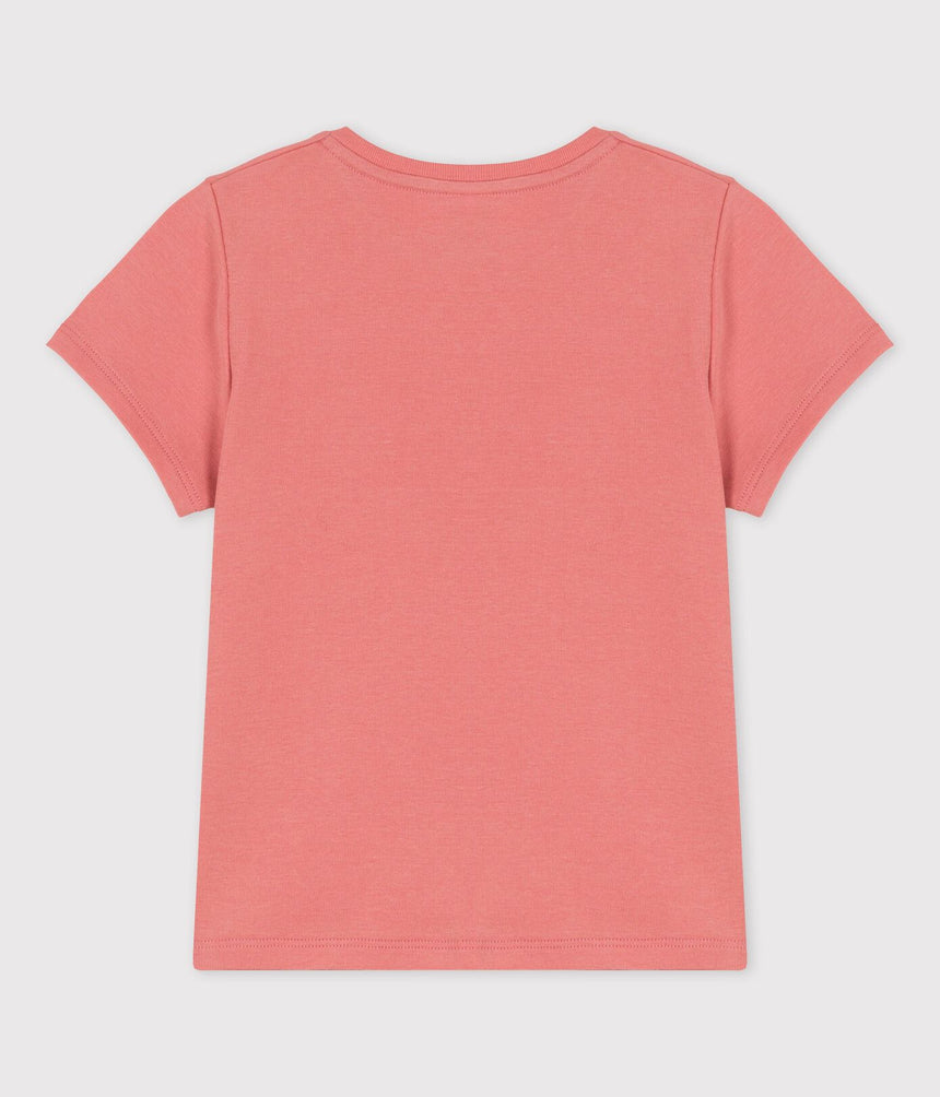GIRLS SHORT SLEEVED COTTON T-SHIRT