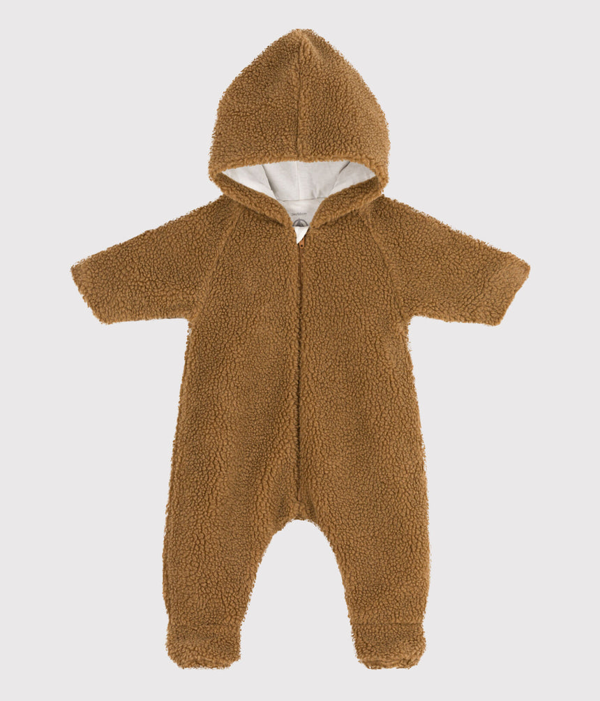 TEDDY SHERPA HOODED SNOWSUIT