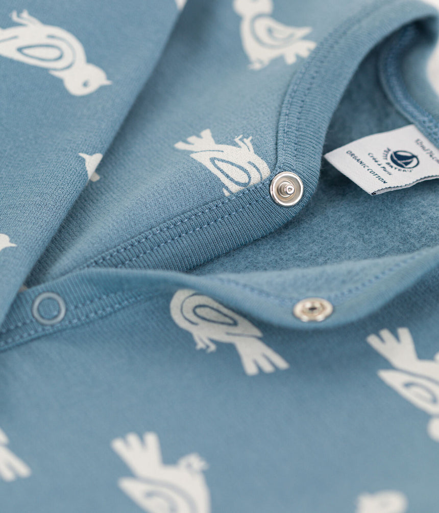 BABIES' FLEECE SLEEPSUIT