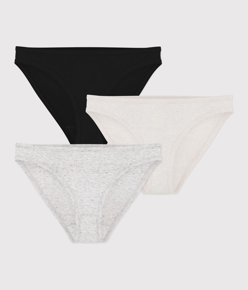 #PACK OF WOMEN'S SOLID-COLOR LIGHTWEIGHT COTTON PANTIES