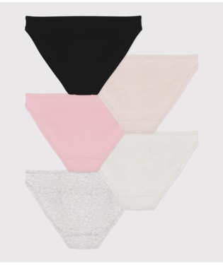 WOMEN'S WEEKDAY FINE COTTON BRIEFS - 5-PACK