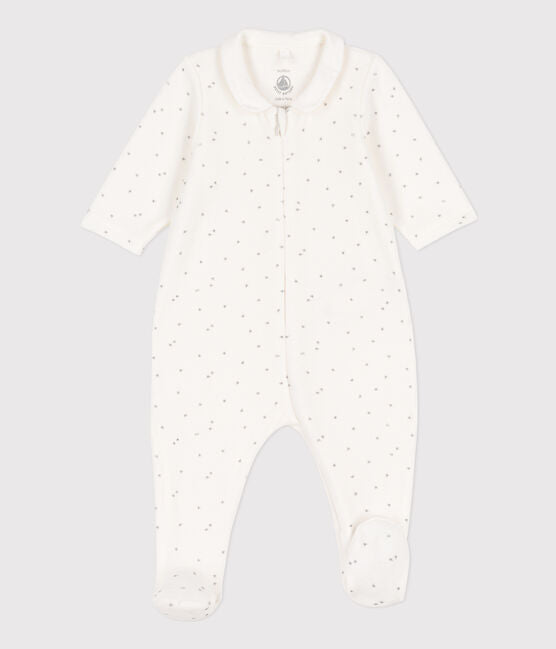 STARRY VELOUR SLEEPSUIT