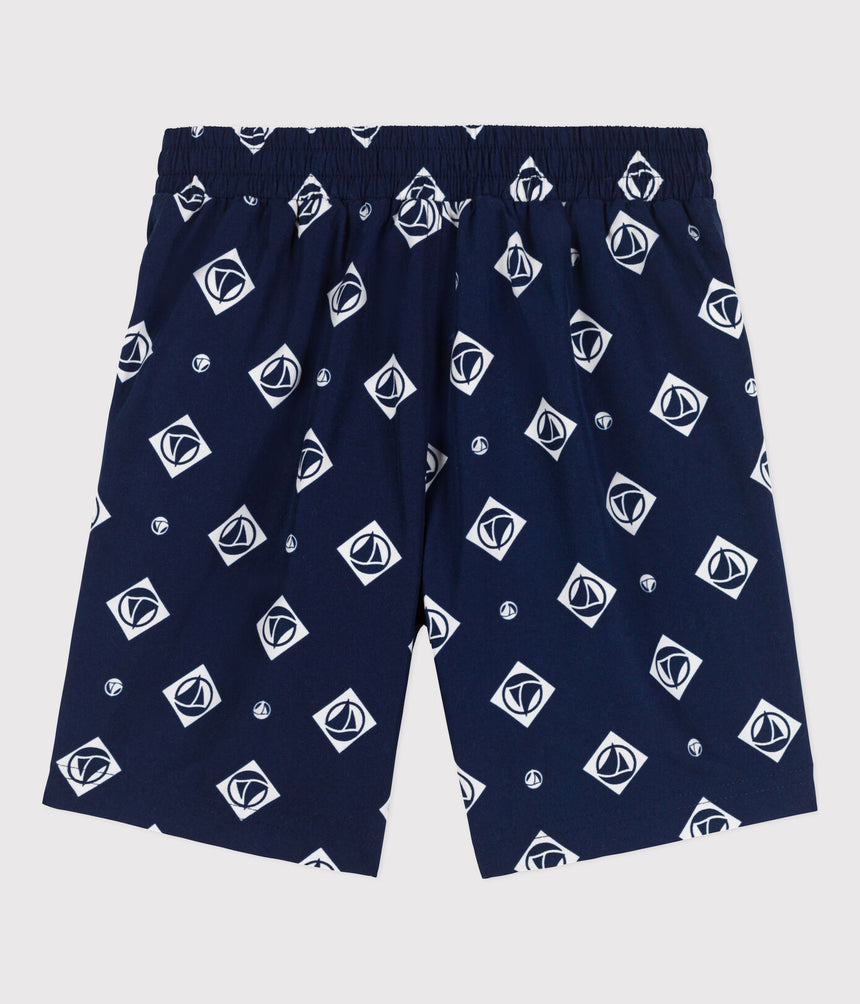 BOYS PRINTED RECYCLED SWIMMING TRUNKS