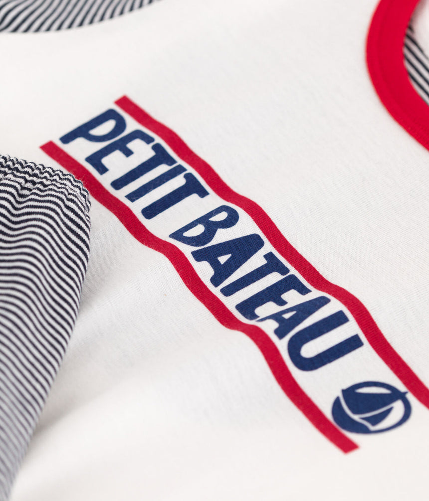 CHILDRENS UNISEX PETIT BATEAU COTTON SHORT PYJAMAS
