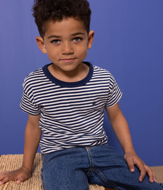 BOYS STRIPED COTTON T-SHIRT