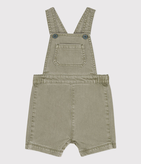 BABIES' DENIM DUNGAREE SHORTS