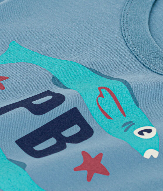 BOYS' SHORT-SLEEVED COTTON T-SHIRT