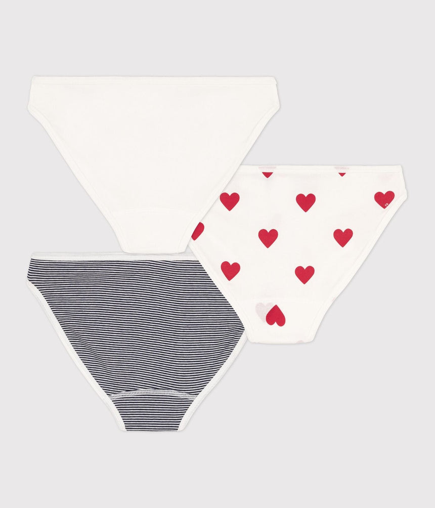 WOMEN'S COTTON BRIEFS - 3-PACK