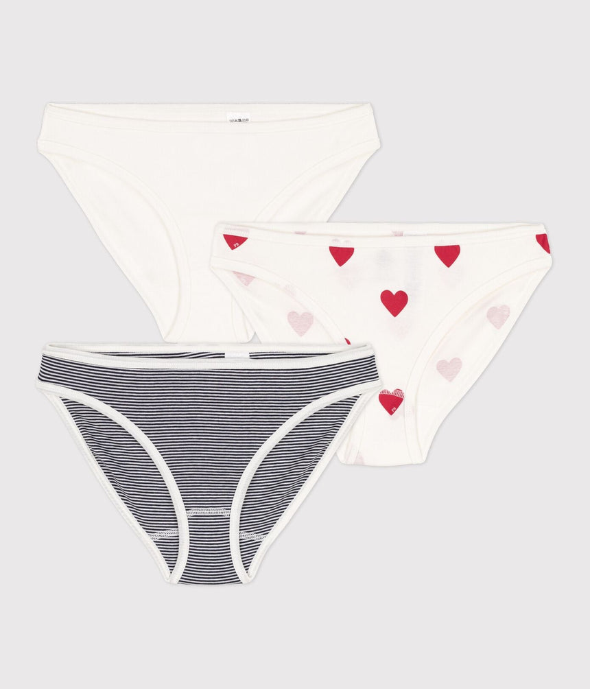 WOMEN'S COTTON BRIEFS - 3-PACK
