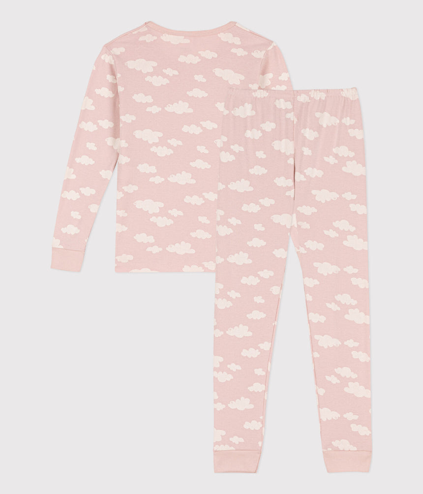 GIRLS' SNUGFIT COTTON PYJAMAS