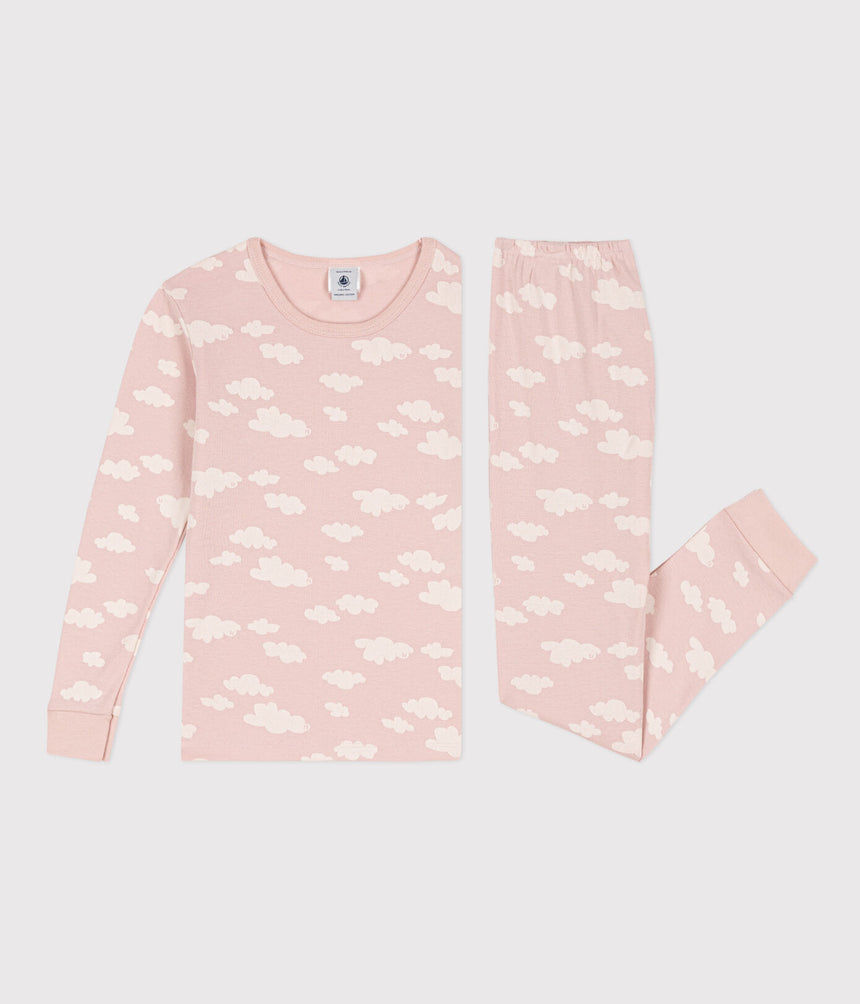 GIRLS' SNUGFIT COTTON PYJAMAS