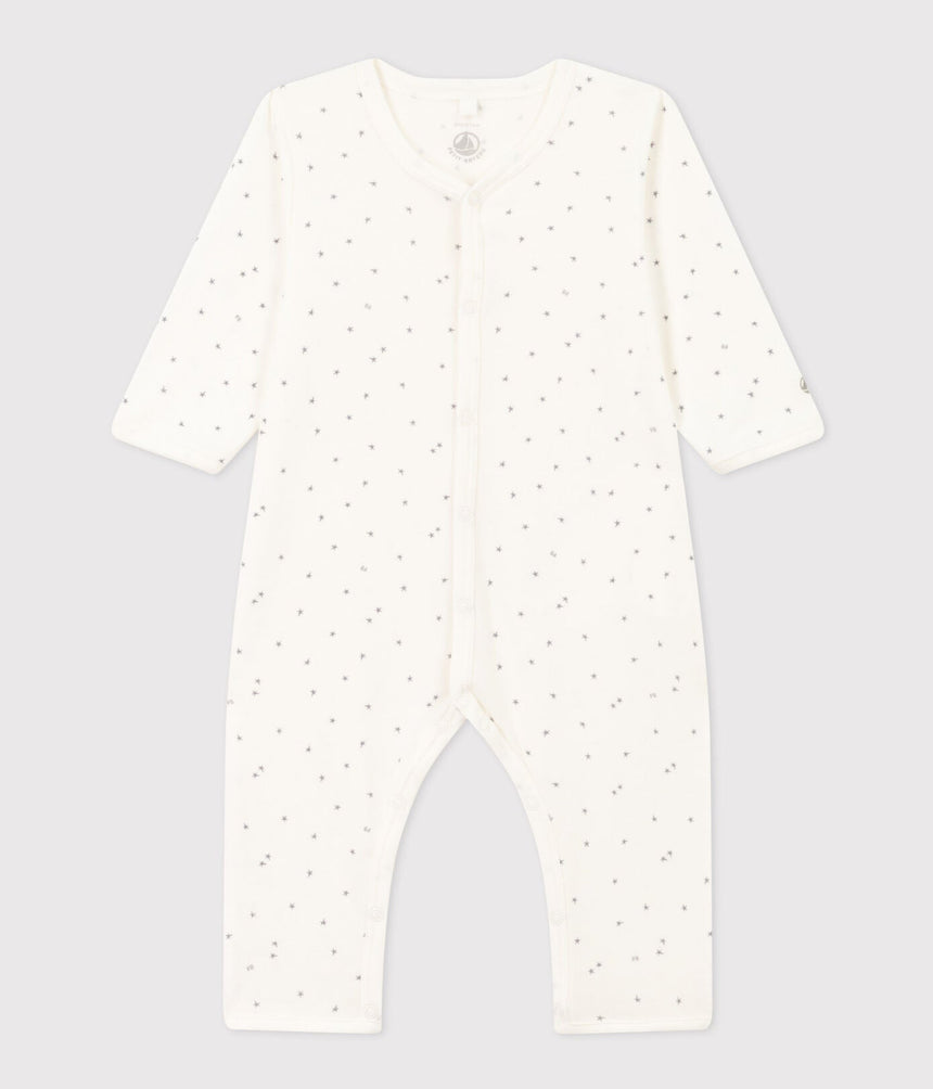 BABIES' STARRY FOOTLESS COTTON PYJAMAS