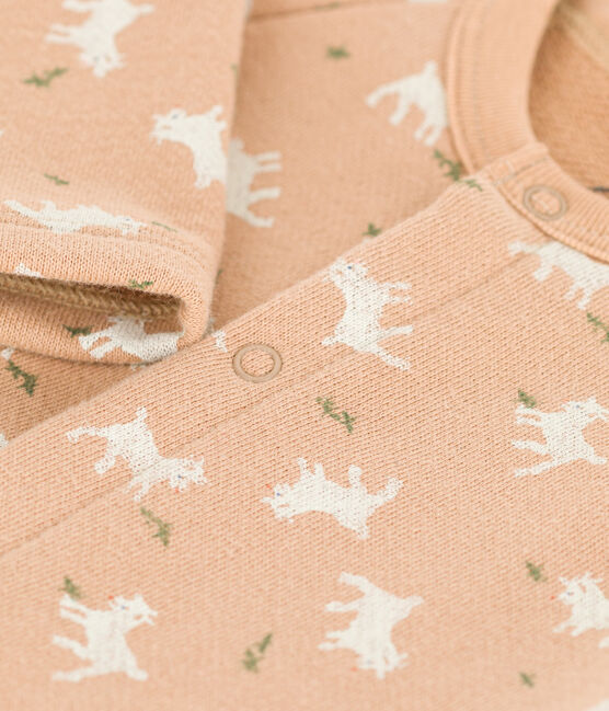 BABIES' FLEECE JUMPSUIT