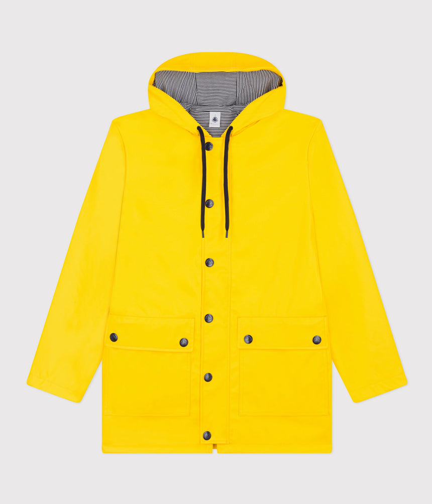 ICONIC RECYCLED FABRIC AND ORGANIC COTTON RAINCOAT