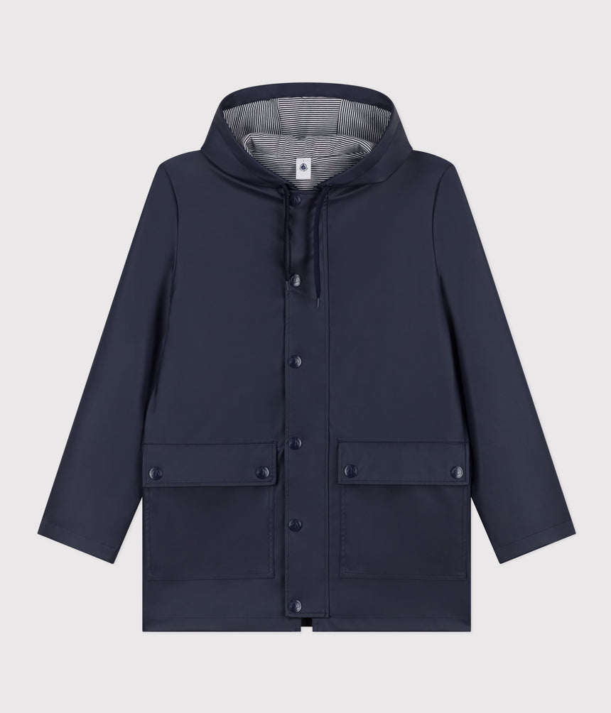 ICONIC RECYCLED FABRIC AND ORGANIC COTTON RAINCOAT