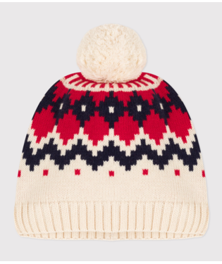 UNISEX PATTERNED KNIT WOOLLY HAT