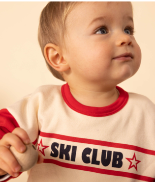 BABIES' PATTERNED FLEECE SWEATSHIRT