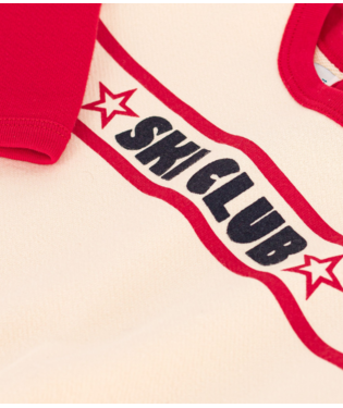 BABIES' PATTERNED FLEECE SWEATSHIRT