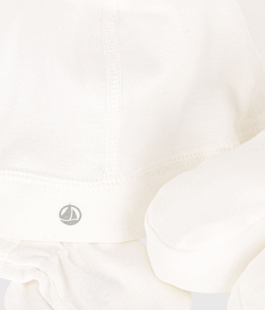 BABY BONNET, BOOTEES AND MITTENS SET