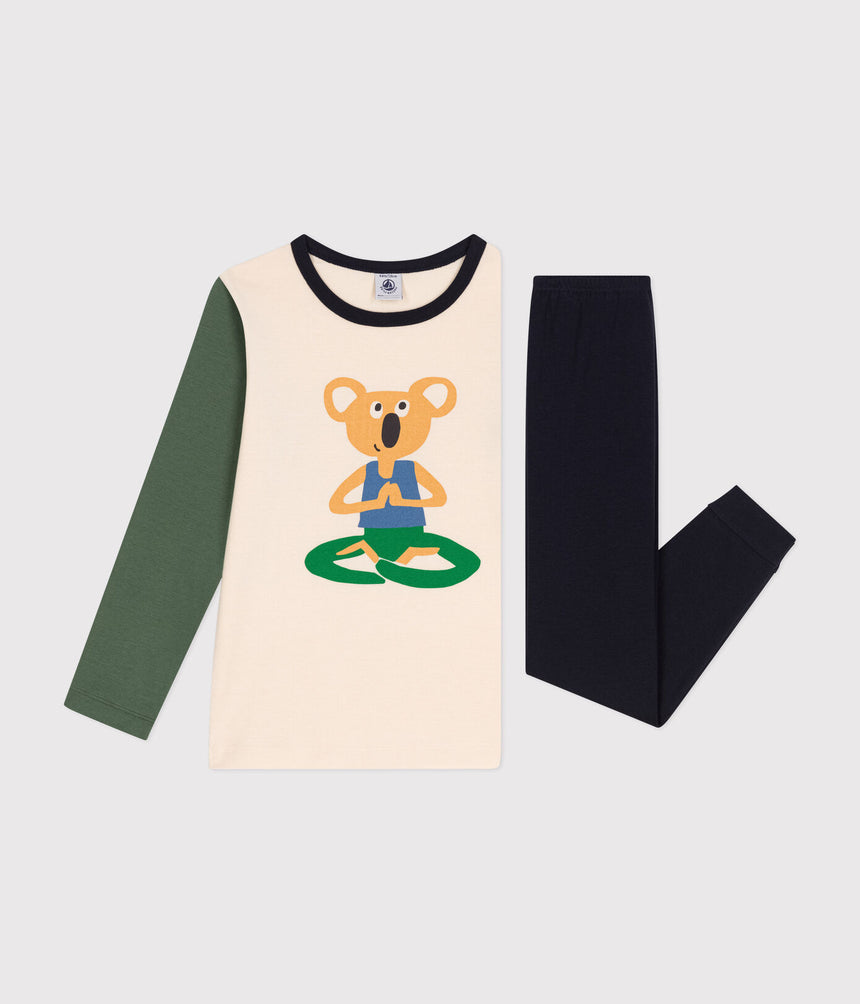 CHILDREN'S PLAIN COTTON PYJAMAS