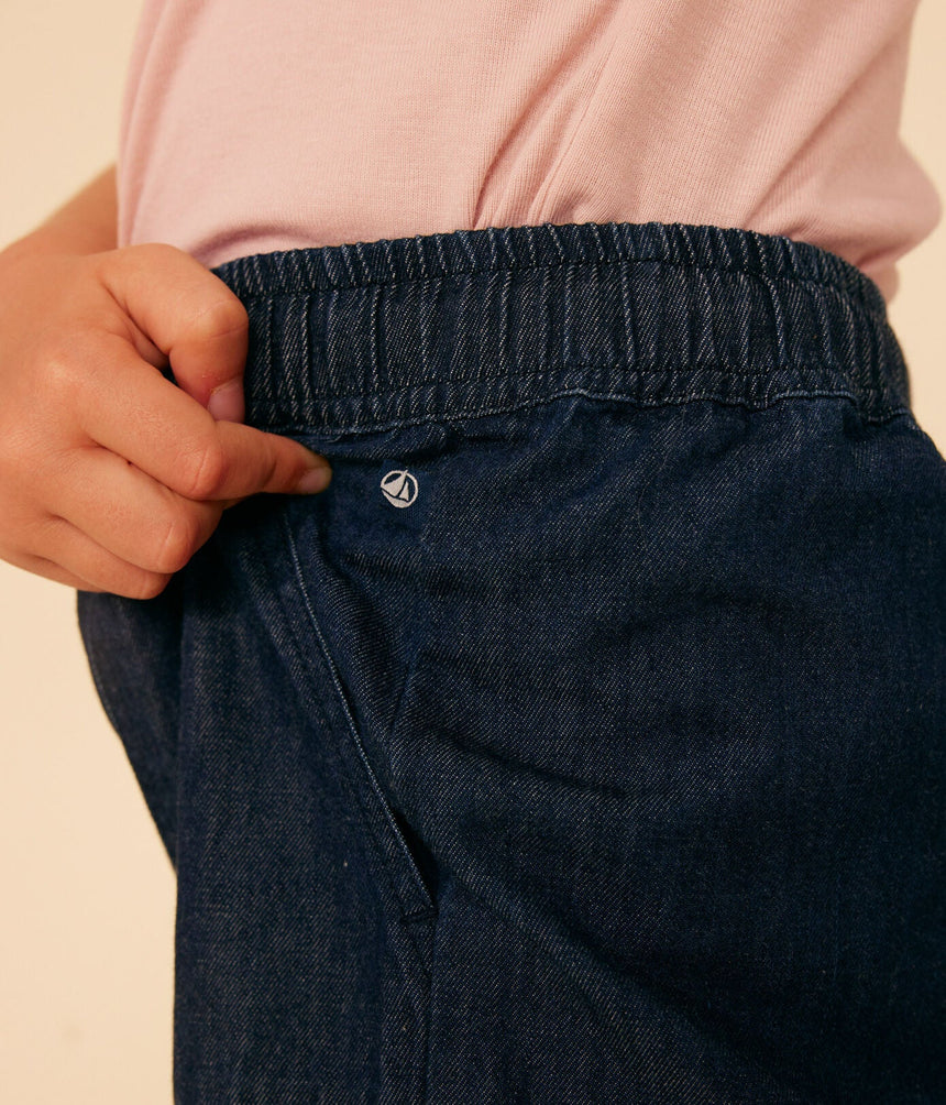 GIRLS' DENIM SHORTS