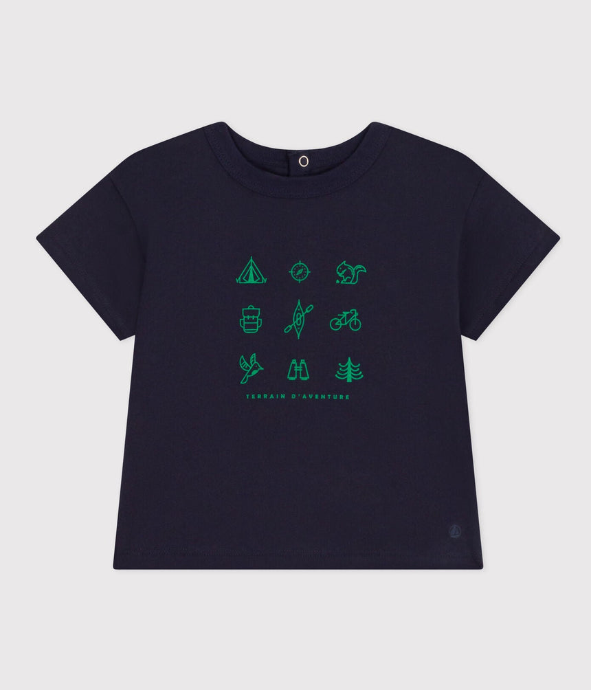 BABIES' SHORT-SLEEVED LIGHTWEIGHT JERSEY T-SHIRT