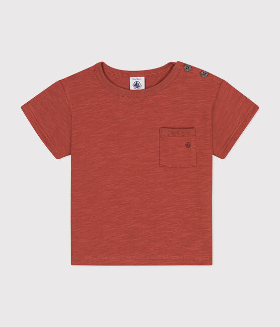 BABIES SHORT - SLEEVED SLUB JERSEY T-SHIRT