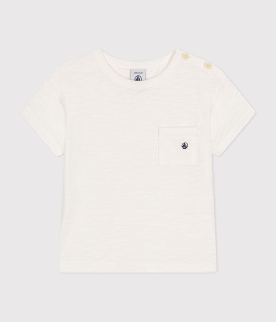 BABIES' SHORT-SLEEVED SLUB JERSEY T-SHIRT