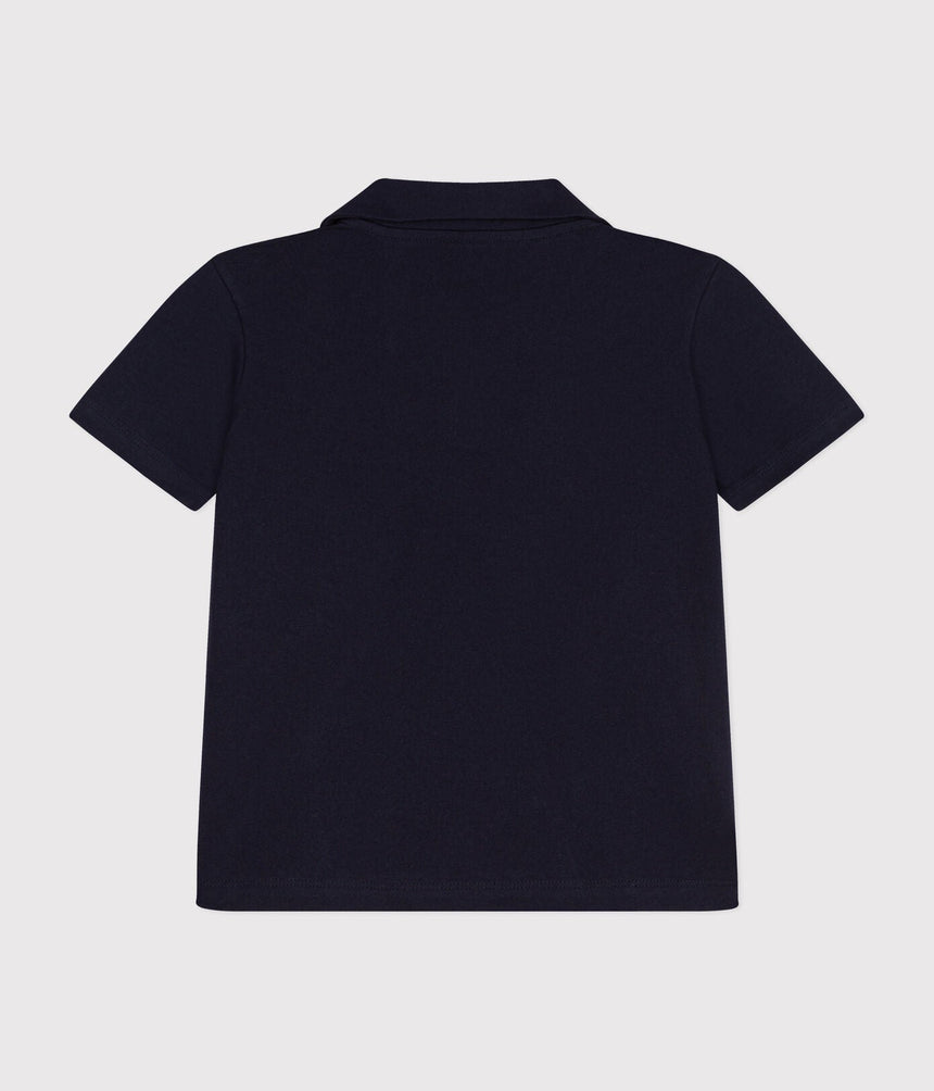 BOYS SHORT-SLEEVED COTTON POLO