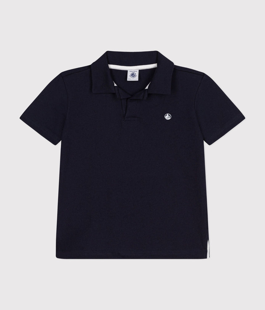 BOYS SHORT-SLEEVED COTTON POLO