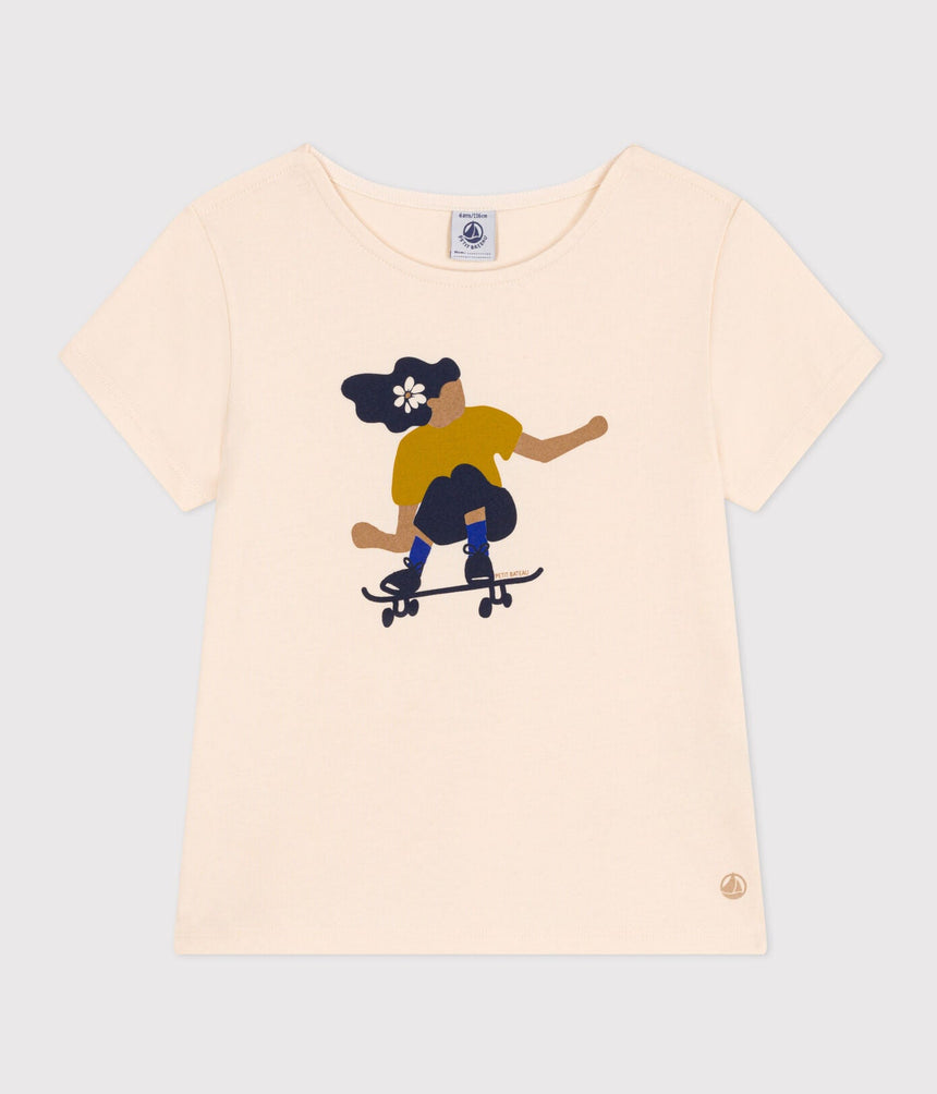 GIRL'S LIGHTWEIGHT JERSEY T-SHIRT