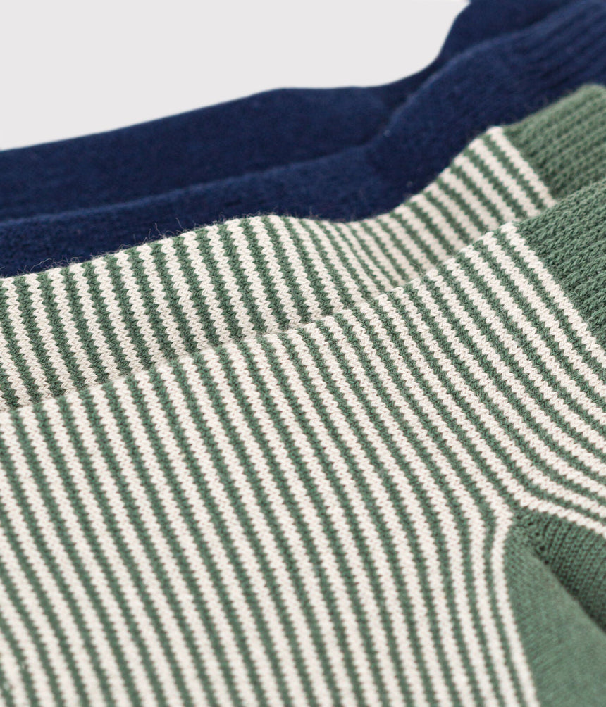 CHILDREN'S PINSTRIPED SOCKS -2-PACK