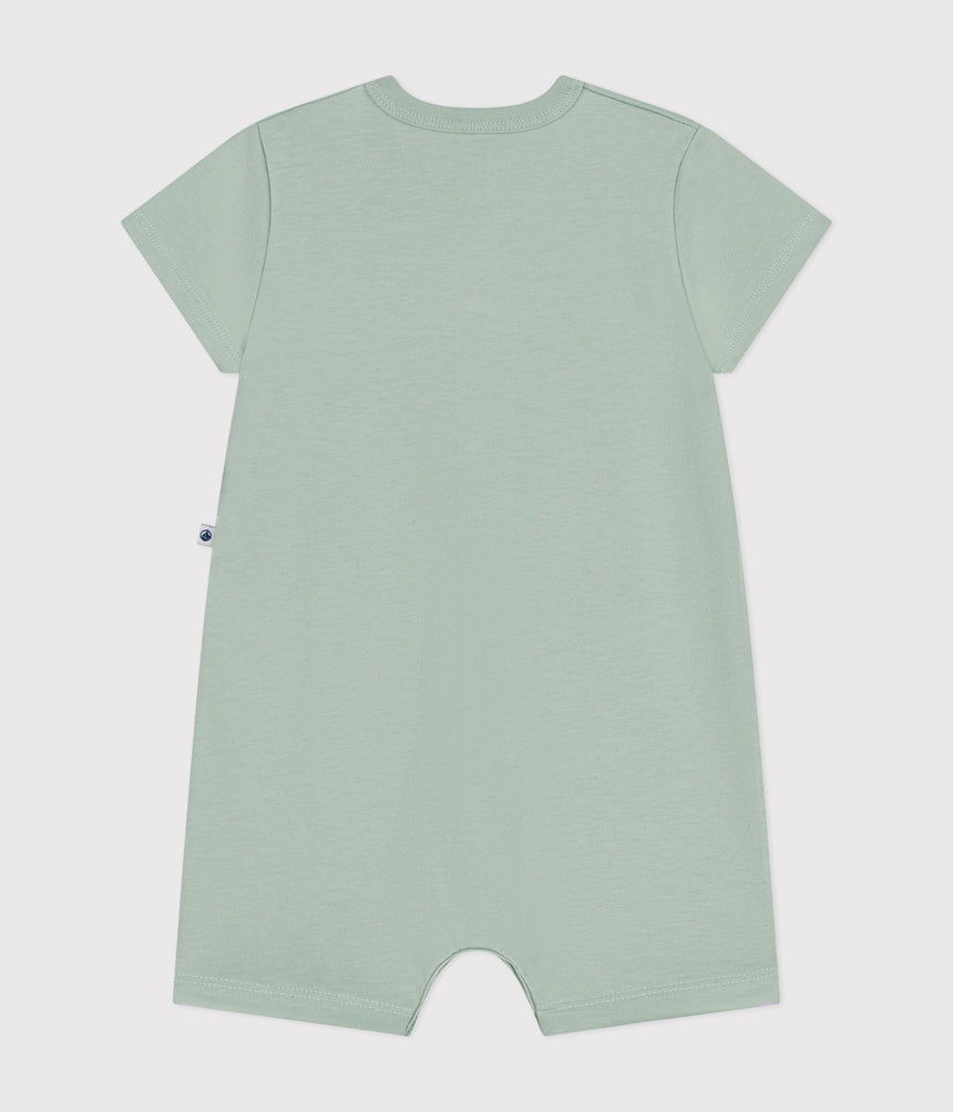 BABIES' LIGHTWEIGHT JERSEY PLAYSUIT