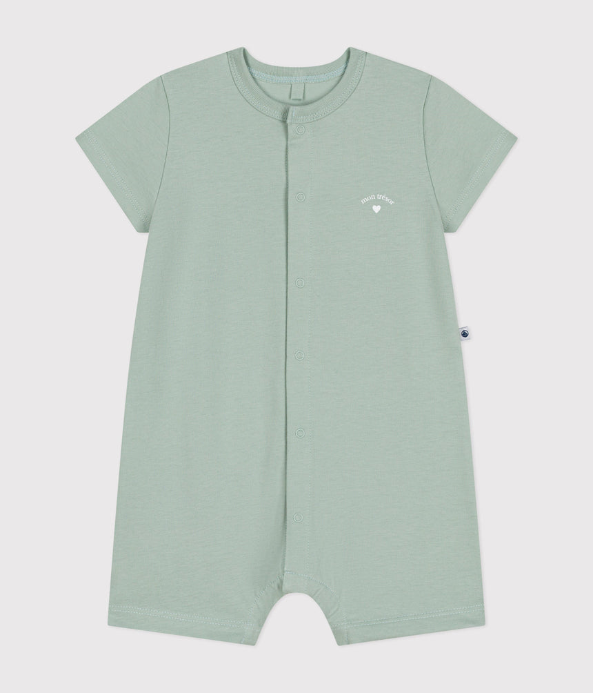 BABIES' LIGHTWEIGHT JERSEY PLAYSUIT