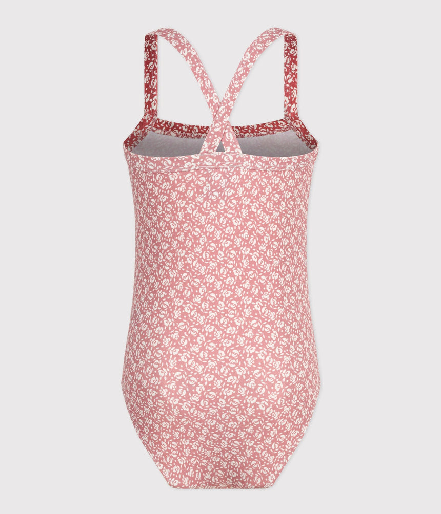 GIRLS' ONE-PIECE PRINTED SWIMSUIT