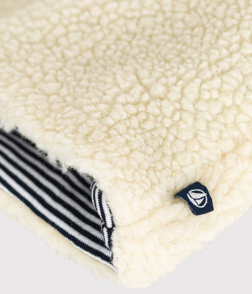 BABIES SHERPA SLEEVELESS JACKET